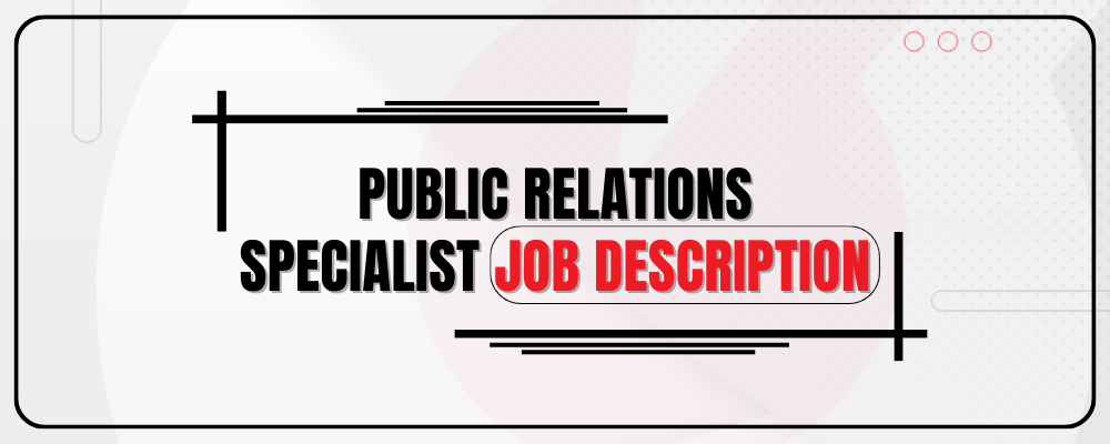 Public Relations Job Description